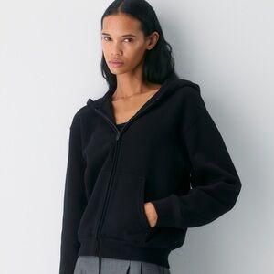 TNA Aritzia Cozy Sweatfleece Perfect Zip Hoodie
